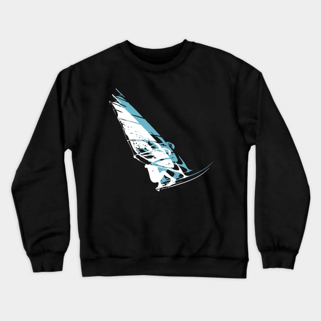 Windsurf design Crewneck Sweatshirt by Funky Aviation